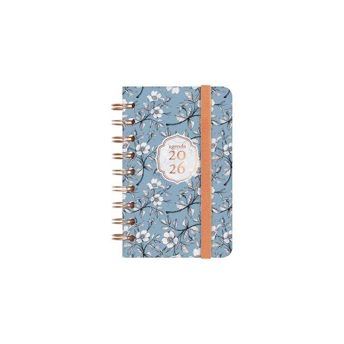 Agenda Anual (2026) Catalan Finocam Espiral You Wire-O Tapa Extra Con Goma E3 79X127 S/V Apais. Cotton