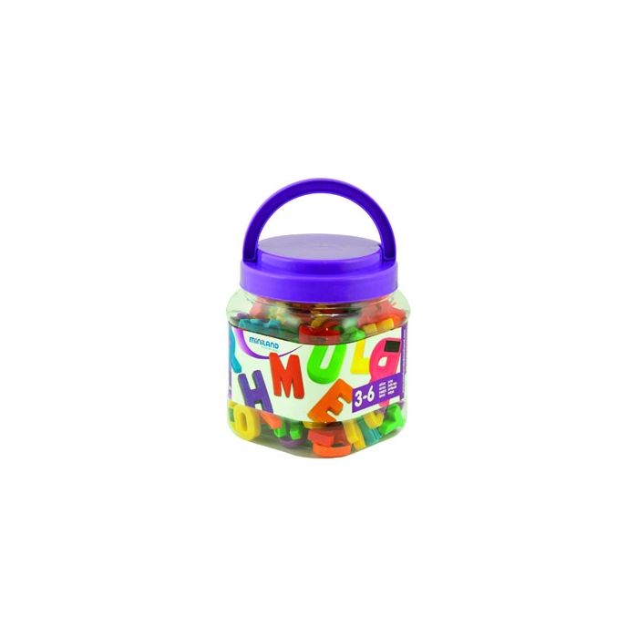 Miniland Juego Letras Mayusculas Magneticas Bote 154 Piezas 0 Miniland Juego Letras Mayusculas Magneticas Bote 154 Piezas 0