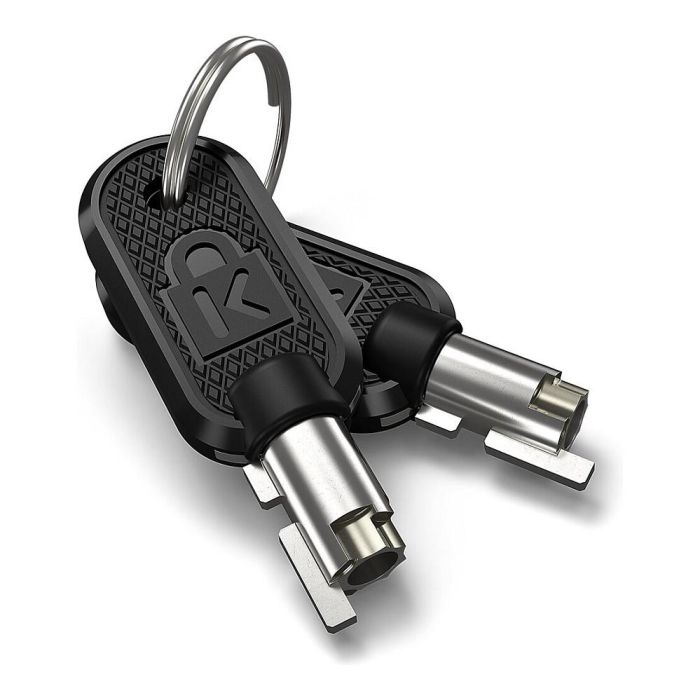 Kensington ClickSafe 2.0 - Candado de seguridad portátil universal con cable en espiral (1.82 m), 3 en 1, con llave - Negro metálico 3 Kensington ClickSafe 2.0 - Candado de seguridad portátil universal con cable en espiral (1.82 m), 3 en 1, con llave - Negro metálico 3