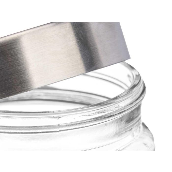 Tarro Cristal Redondo Tapa Acero 300Ml Vivalto 8X10CM (24 Unidades) 3 Tarro Cristal Redondo Tapa Acero 300Ml Vivalto 8X10CM (24 Unidades) 3