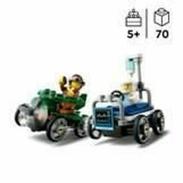 Lego City 60459 Pack de Coches de Carreras: Avión versus Cama de Hospital Juguete para niños de 5 años 5 Lego City 60459 Pack de Coches de Carreras: Avión versus Cama de Hospital Juguete para niños de 5 años 5