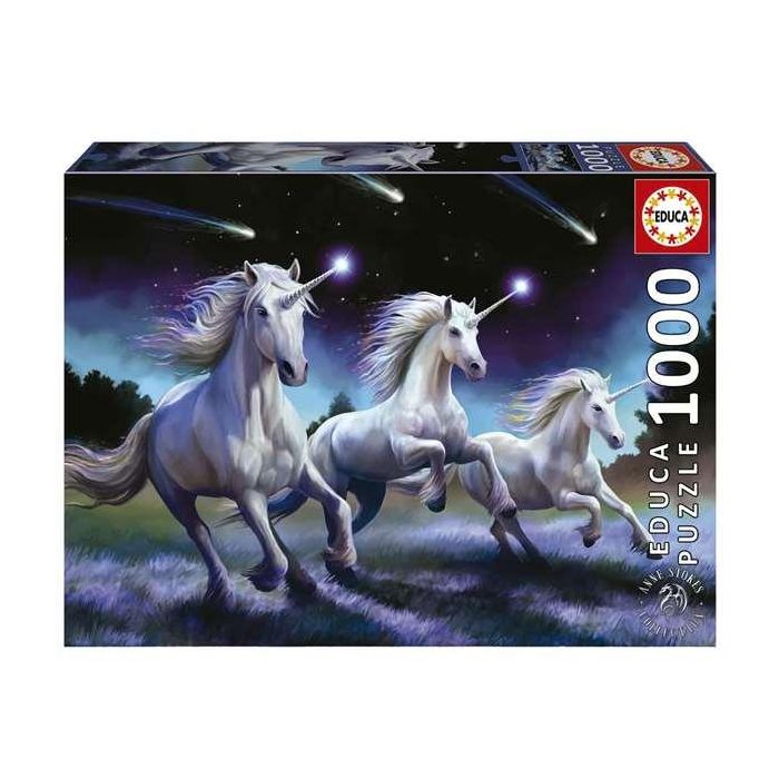 Puzzle 1000 Unicornios Anne Stokes 19919 Educa 1