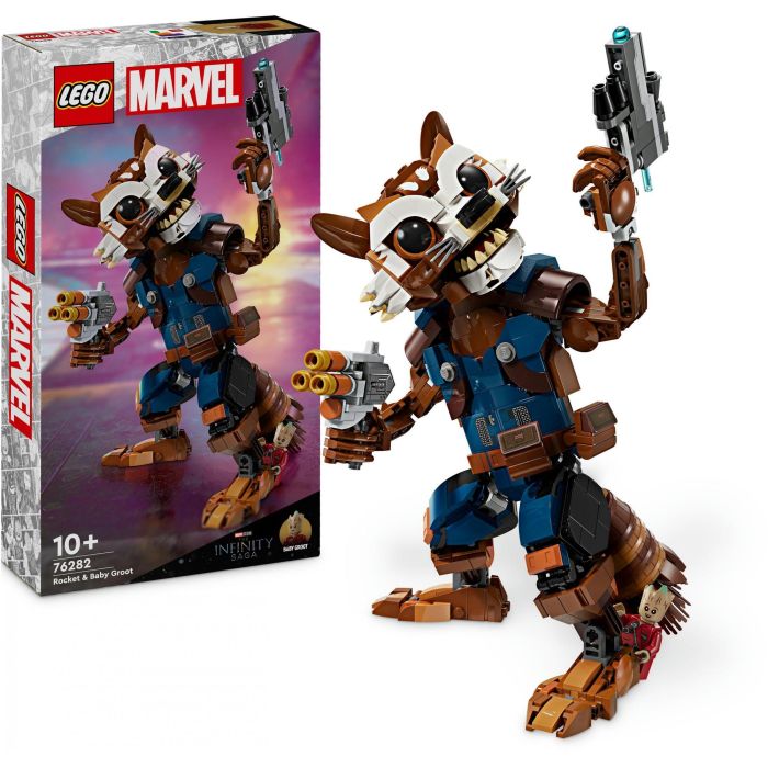 LEGO 76282 Marvel Super Heroes Rocket & Baby Groot Juego de Construcción, Figuras de Acción, 566 Piezas 14