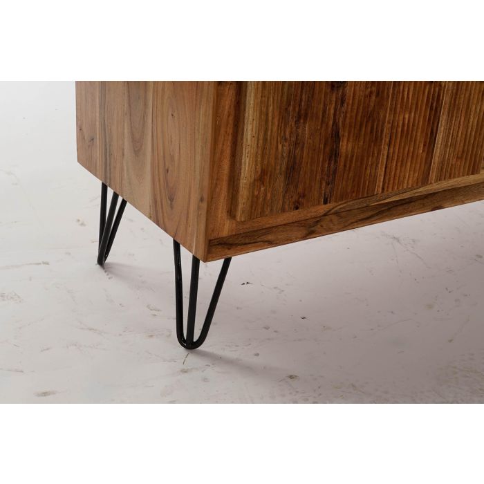 Mueble de TV DKD Home Decor Marrón Negro Marrón claro 145 x 42 x 61 cm 145 x 40 x 60 cm 3