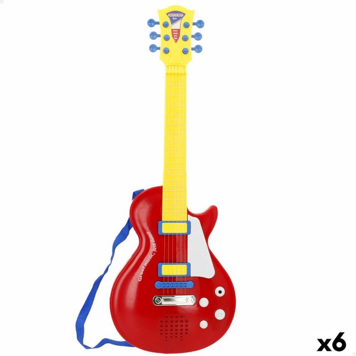 Guitarra Infantil Bontempi 20 x 56 x 4 cm (6 Unidades) Guitarra Infantil Bontempi 20 x 56 x 4 cm (6 Unidades)