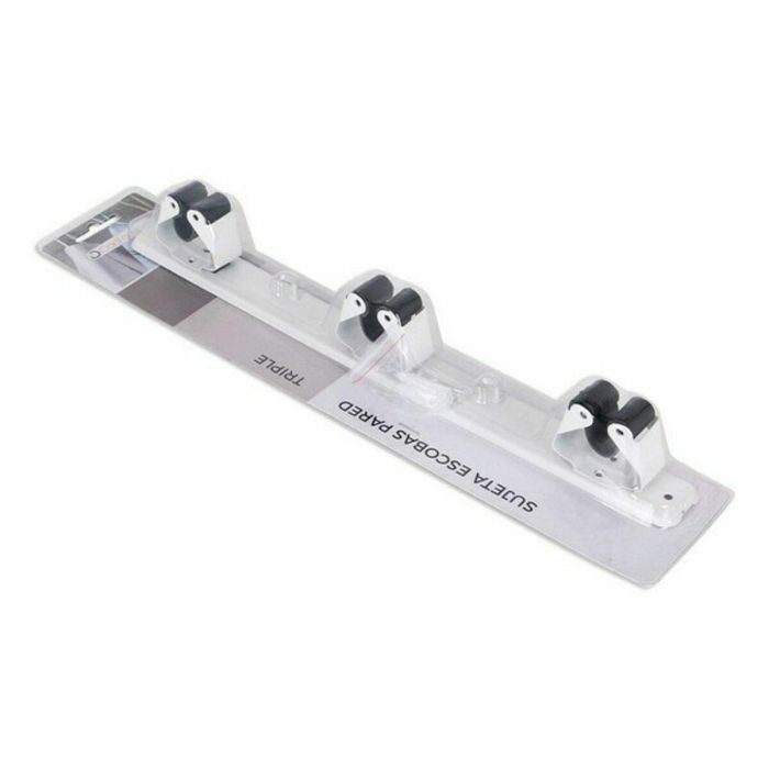 Soporte para Escobas de Pared Confortime 37 cm (12 Unidades) 1