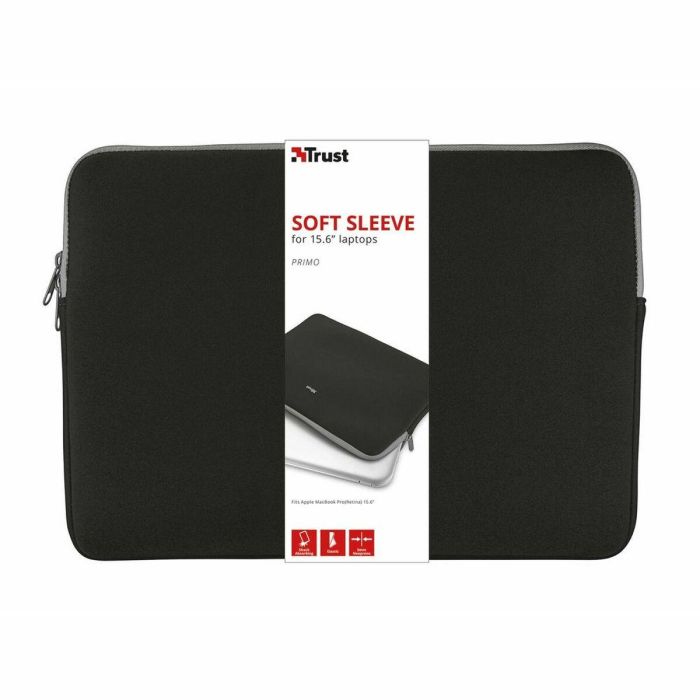 Trust 21248 Funda Primo Protectora Neopreno Viscoelástico para Portátiles, Ultrabooks y Macbooks 15.6" Negra Antigolpes y Arañazos 2 Trust 21248 Funda Primo Protectora Neopreno Viscoelástico para Portátiles, Ultrabooks y Macbooks 15.6" Negra Antigolpes y Arañazos 2