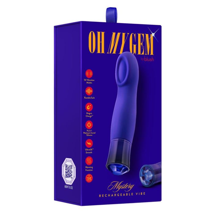 Mini Vibrador Blush Gem Mystery Morado 1 Mini Vibrador Blush Gem Mystery Morado 1