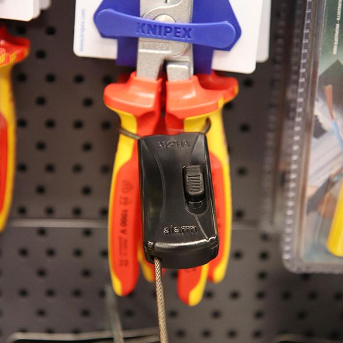 Alpha 9298600 Caja 25 Bridas Ajustables Anti Robo para Envases con Asa 3 Alpha 9298600 Caja 25 Bridas Ajustables Anti Robo para Envases con Asa 3