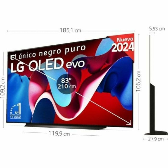 Smart TV LG OLED83C46LA 83 83" 4K Ultra HD OLED 24 Smart TV LG OLED83C46LA 83 83" 4K Ultra HD OLED 24