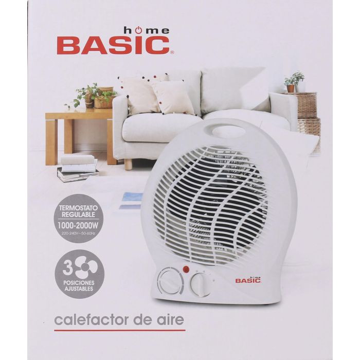 Calefactor de Aire Basic Home 1000-2000W (4 Unidades) 1 Calefactor de Aire Basic Home 1000-2000W (4 Unidades) 1