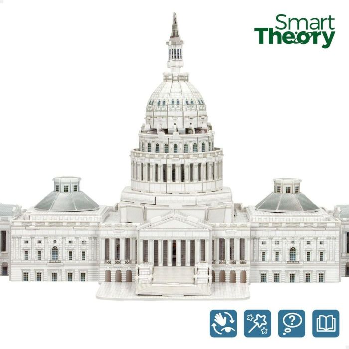 Puzzle 3D capitolio 126 piezas. 52,5x23,5x20,5 cm 3