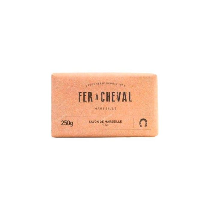 Fer a Cheval Jabón de Marsella en Pastilla 250g - 100% Aceite de Oliva Ecológico e Hipoalergénico para Piel Sensible
