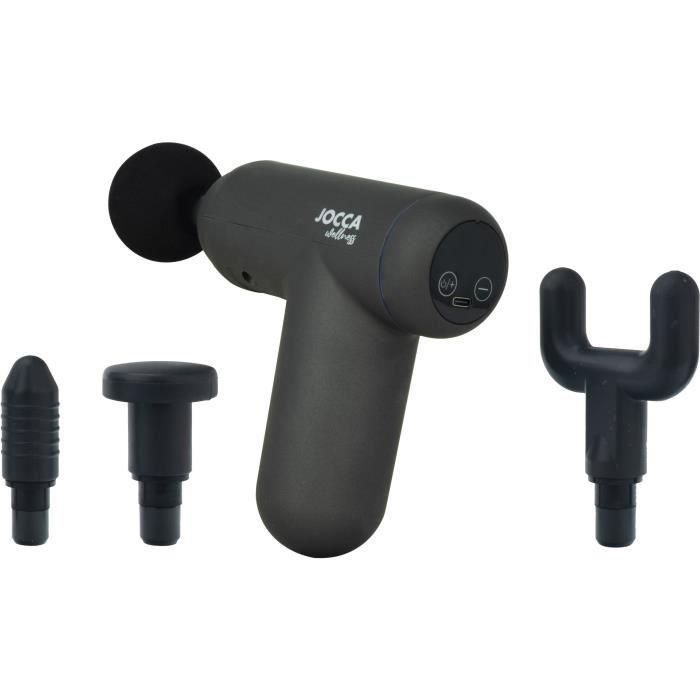 Pistola de masaje - JOCCA - 2177 - Pantalla LED - 32 niveles de intensidad - Negro 5 Pistola de masaje - JOCCA - 2177 - Pantalla LED - 32 niveles de intensidad - Negro 5