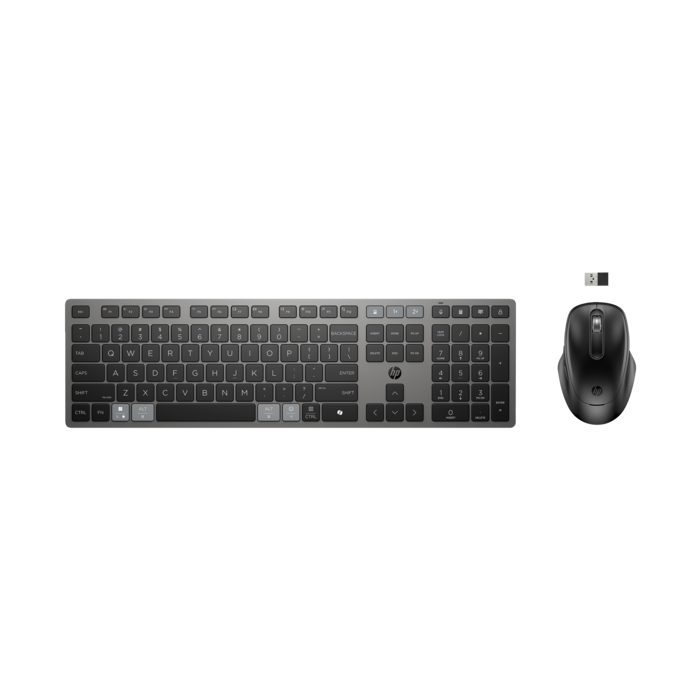 HP Combo 725 Teclado + Raton recargables multidispositivo inalambricos