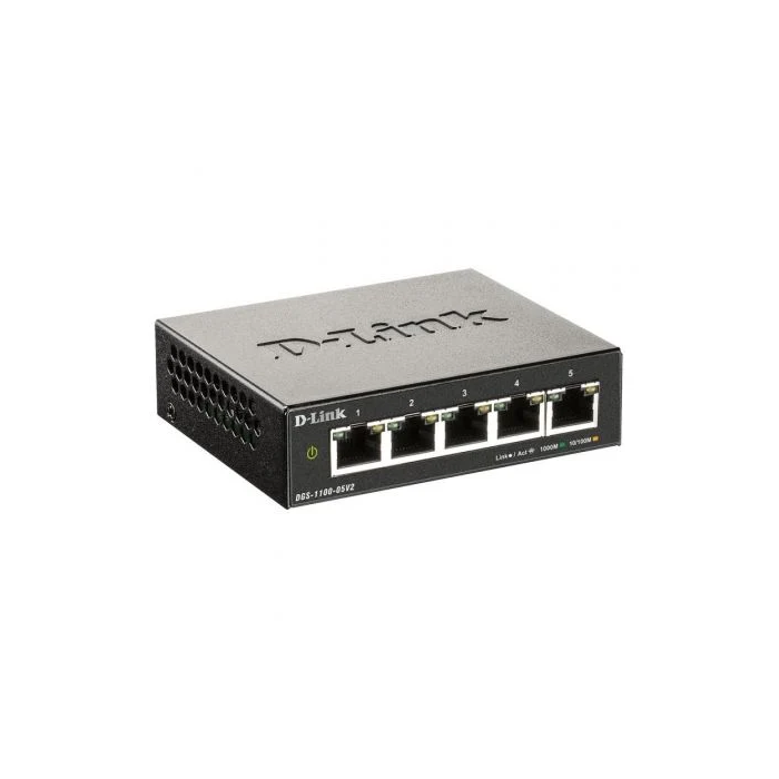 D - link Switch Easysmart Gestionable 5 Puertos Gigabit Ethernet RJ-45