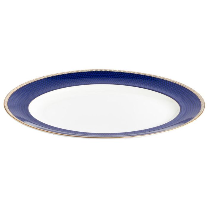 Wedgwood Bandeja Oval Hibiscus Blue 35 cm 2