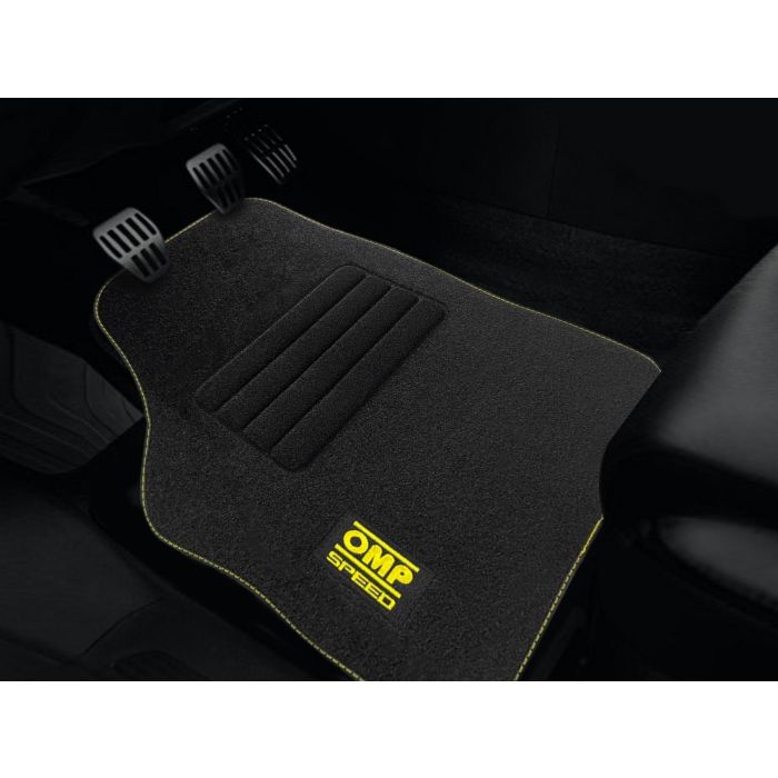 Alfombrilla para Coche OMP SPEED Universal Amarillo 4 Alfombrilla para Coche OMP SPEED Universal Amarillo 4