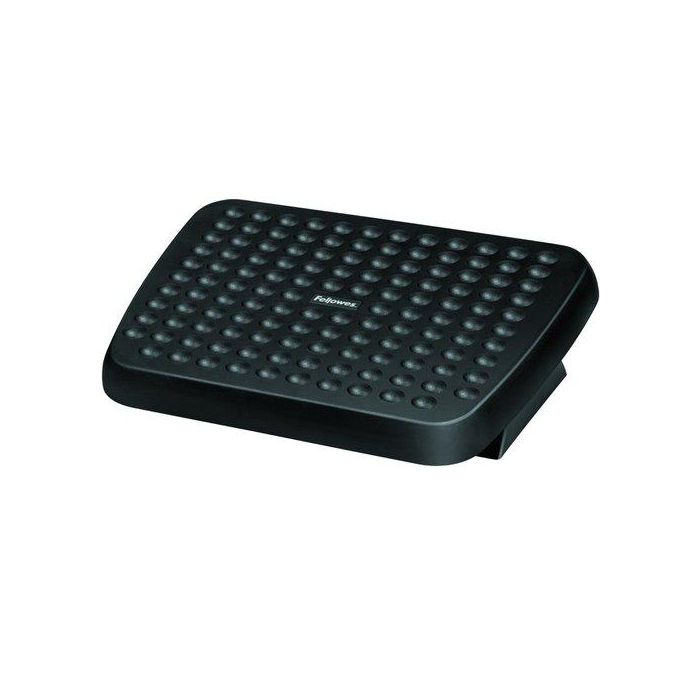 Fellowes Reposapiés Ajustable Ergonómico con Efecto Balanceo y Masaje, Negro, Referencia 48121-70
