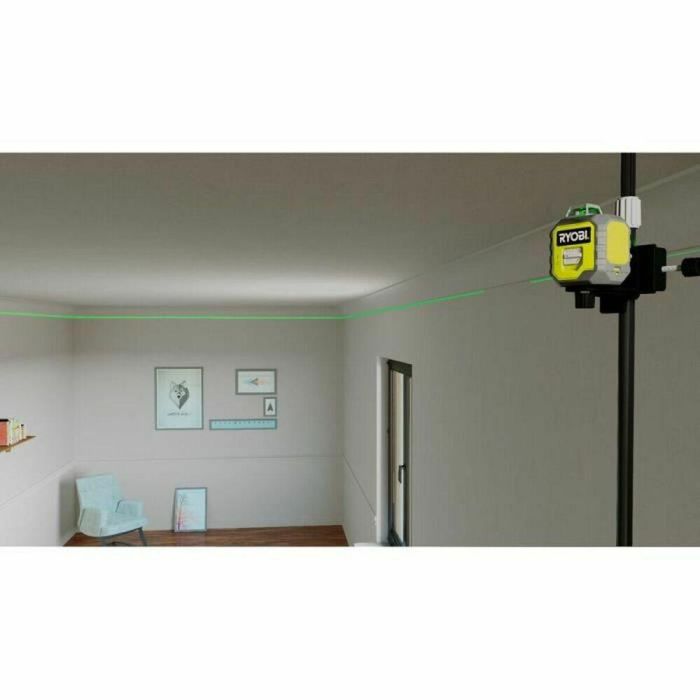Ryobi RB360GLL Láser verde 360° con alcance 25m y precisión +/- 0,5 mm, incluye bolsa y pilas 3 Ryobi RB360GLL Láser verde 360° con alcance 25m y precisión +/- 0,5 mm, incluye bolsa y pilas 3