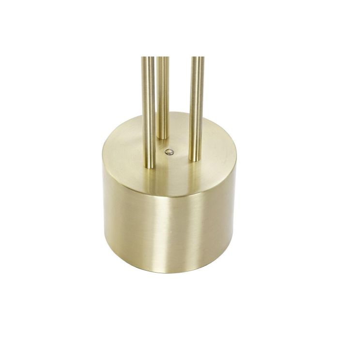 Lámpara de Pie DKD Home Decor Blanco Dorado Metal 50 W 220 V 33 x 33 x 165 cm 3 Lámpara de Pie DKD Home Decor Blanco Dorado Metal 50 W 220 V 33 x 33 x 165 cm 3