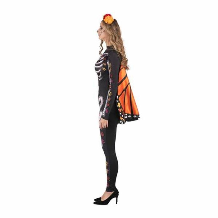 Disfraz catrina mariposa tocado, mono y alas talla l 4 Disfraz catrina mariposa tocado, mono y alas talla l 4