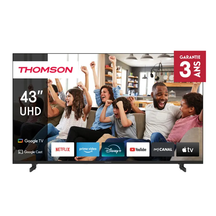 Thomson 43UG4S14 Televisor LED 43" 4K UHD Google TV 2xHDMI 2.0 + 2xHDMI 2.1 THO9120106661576