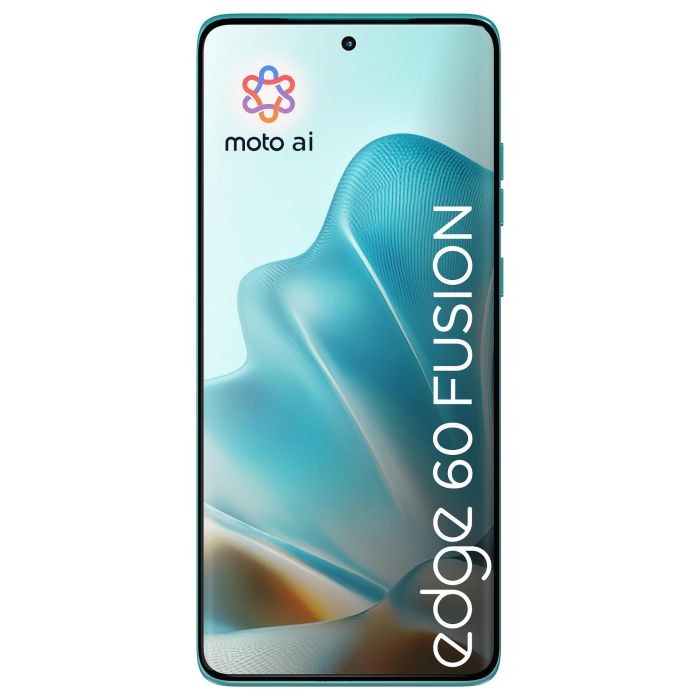 Motorola Edge 60 Fusion Smartphone 5G - 6.67" Pantalla Super HD 120Hz, 256GB Almacenamiento, 8GB RAM, Cámara 50MP, Carga TurboPower 68W, Batería 5200 mAh, Android 15, Color Turquesa