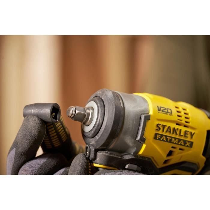 Llave de impacto BRUSHLESS 3/8 - 18V - 224 Nm, 2800 rpm, 3500 cps/min - Gama V20 - STANLEY FATMAX, SFMCF910B-XJ 3