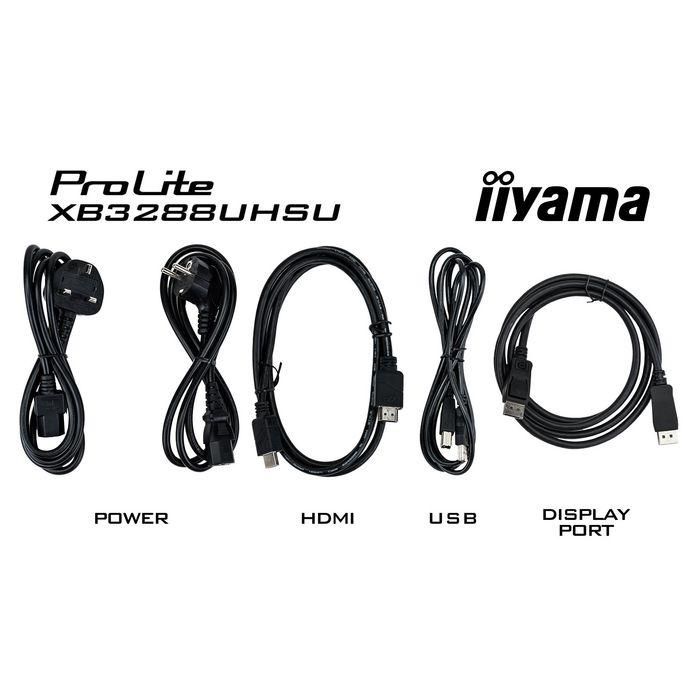 Iiyama Monitor ProLite XB3288UHSU-B5 32" UHD 4K, Panel VA, 60Hz, 3ms, HDMI, DisplayPort, USB, Altura Ajustable, Giratorio 10 Iiyama Monitor ProLite XB3288UHSU-B5 32" UHD 4K, Panel VA, 60Hz, 3ms, HDMI, DisplayPort, USB, Altura Ajustable, Giratorio 10