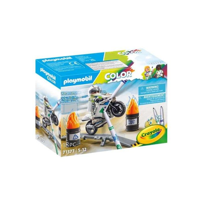 Color moto playmobil diversion para colorear la moto. 10