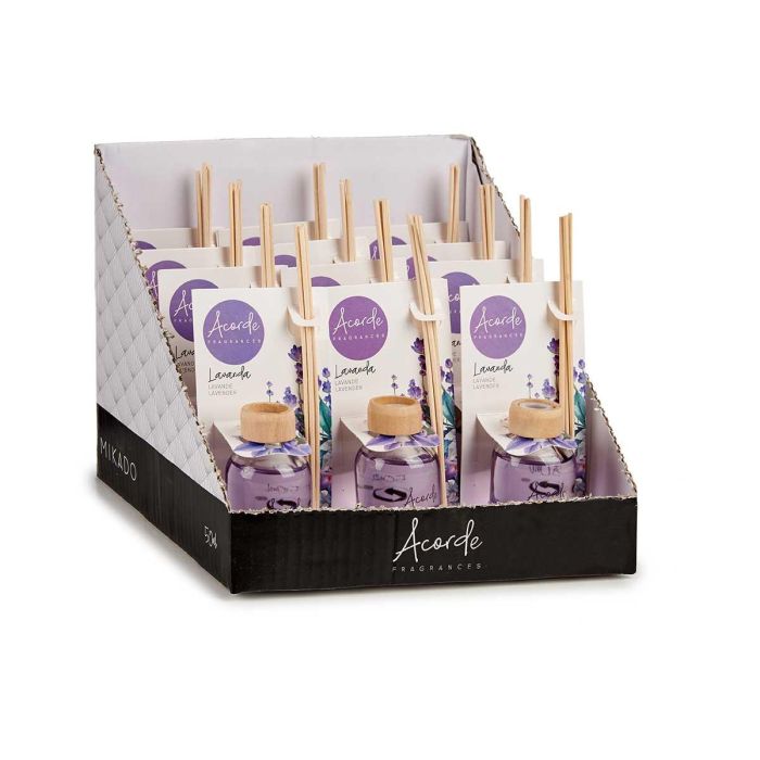 Mikado 50 Ml Con Varilla Lavanda Acorde 7X17CM (12 Unidades) 2 Mikado 50 Ml Con Varilla Lavanda Acorde 7X17CM (12 Unidades) 2