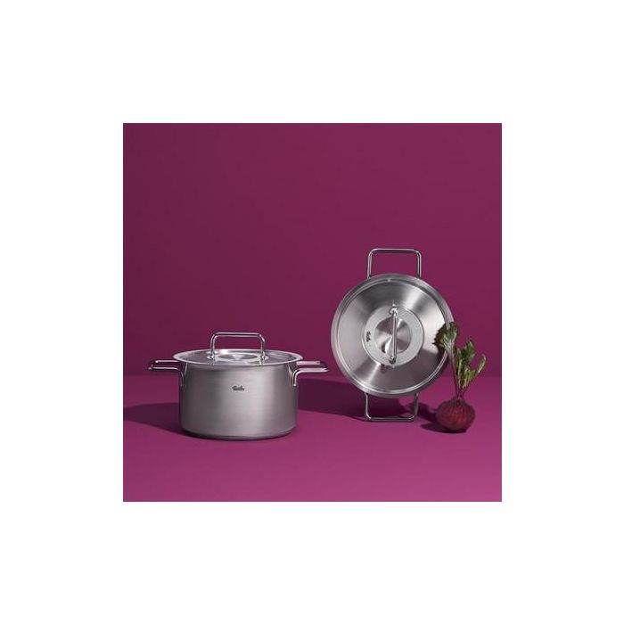 Fissler Pure Profi Cacerola de 24 cm con tapa de metal - Acero inoxidable reciclado - Ref 08612424000/0 3 Fissler Pure Profi Cacerola de 24 cm con tapa de metal - Acero inoxidable reciclado - Ref 08612424000/0 3