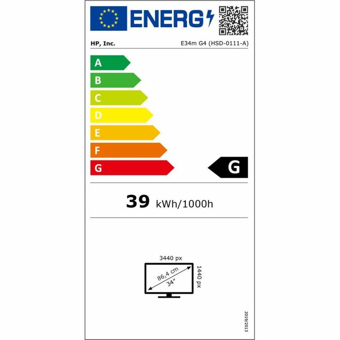 Monitor HP 40Z26AA#ABB VA 75 Hz 34" 1