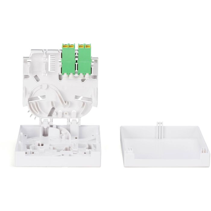 DIGITUS FTTH Gehäuse mit 2 x LC/APC DX Kupplung mit Shutter 4