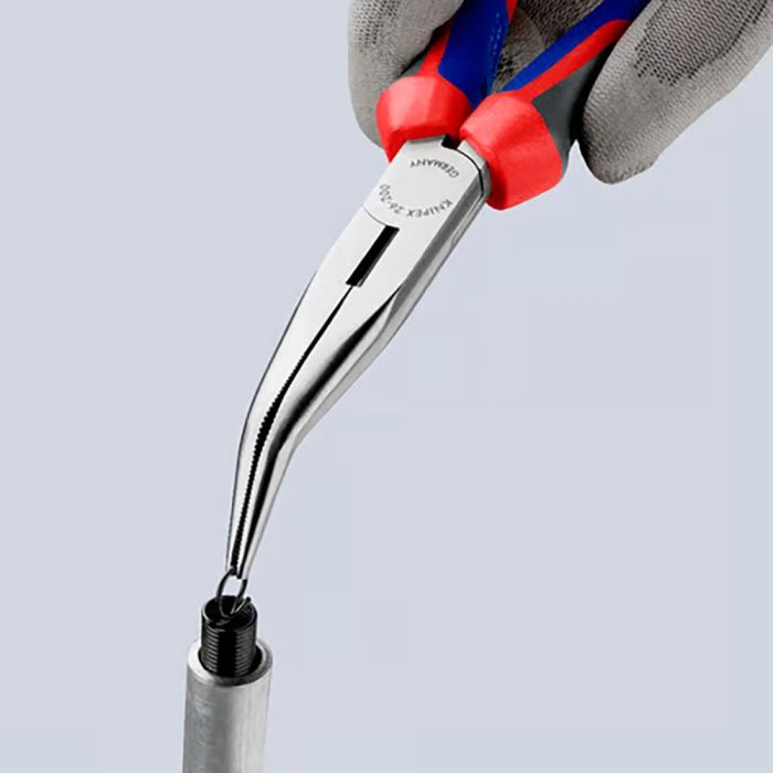 Knipex Alicate de montaje 200 mm, mango ergonómico multicomponente, boca de cigüeña semi-redonda 3 Knipex Alicate de montaje 200 mm, mango ergonómico multicomponente, boca de cigüeña semi-redonda 3