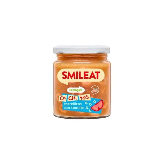 Smileat Tarrito con Cachitos de Pasta con Tomate 230g Ecológico