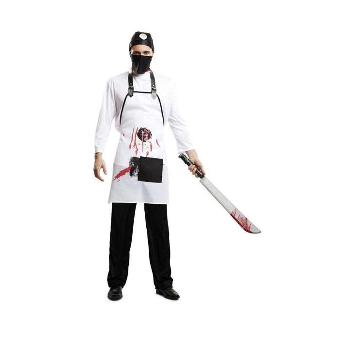 My Other Me Disfraz Doctor Killer Talla M-L con Gorro, Mascarilla, Camiseta y Delantal 100% Poliéster para Adultos (+14 años) 4