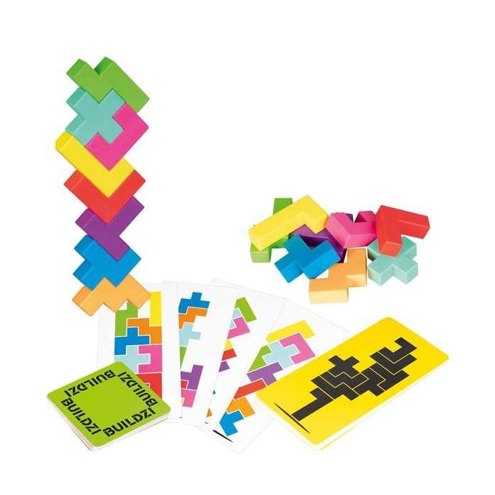 Juego buildzi. ¿serás el constructor más rápido? contiene 16 bloques 32 trjetsa torre y 16 tarjetas bloque. 1 Juego buildzi. ¿serás el constructor más rápido? contiene 16 bloques 32 trjetsa torre y 16 tarjetas bloque. 1