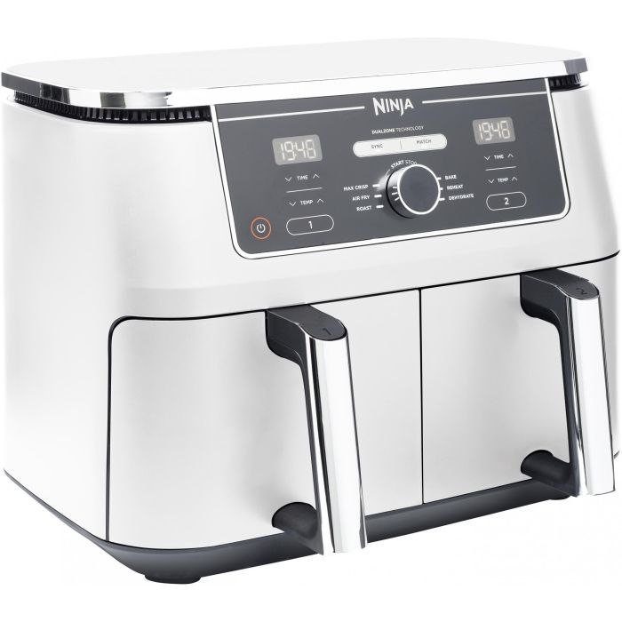 Ninja AF400EU Foodi MAX Dual Zone 9.5L Heißluftfritteuse Weiß 1 Ninja AF400EU Foodi MAX Dual Zone 9.5L Heißluftfritteuse Weiß 1
