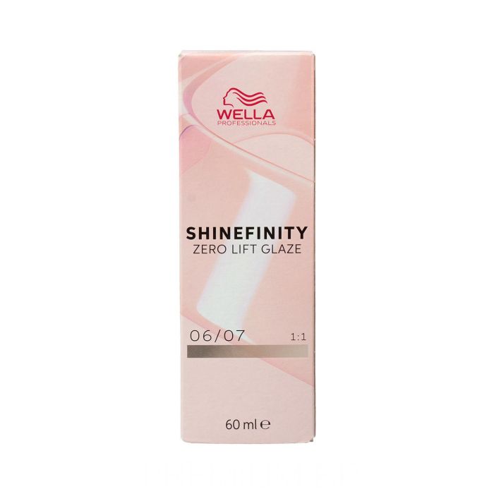 Wella Tinte Shinefinity 06/07 60ml Semipermanente Sin Daño, Brillo Duradero, Cero Amoníaco