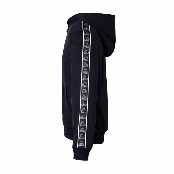 Sudadera con Capucha Niño Kappa 8031F0036 Negro 1