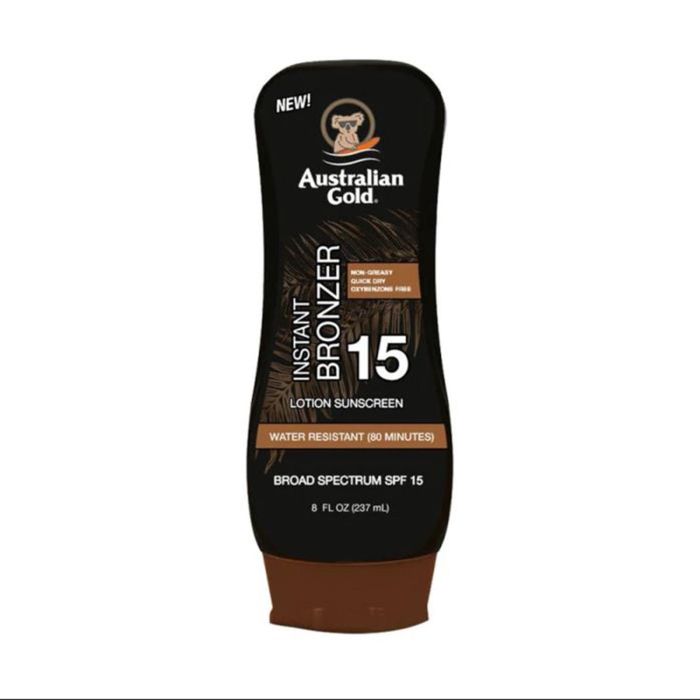 Australian Gold Instant bronzer SPF15 locion corporal 237 ml Australian Gold Instant bronzer SPF15 locion corporal 237 ml