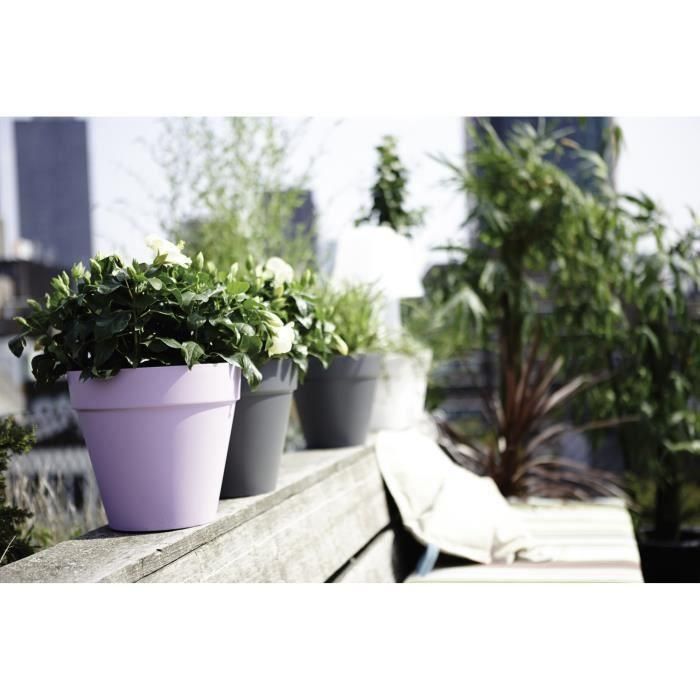 Maceta Elho Urban Gris Redondo Ø 20 cm 2 Maceta Elho Urban Gris Redondo Ø 20 cm 2