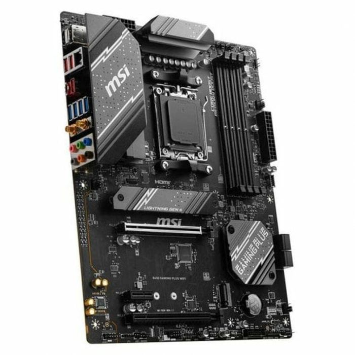 MSI Placa Base B650 GAMING PLUS WiFi, AMD AM5, ATX, DDR5, Wi-Fi 6, USB 3.2 Gen2, para AMD Ryzen 7000 Series 4