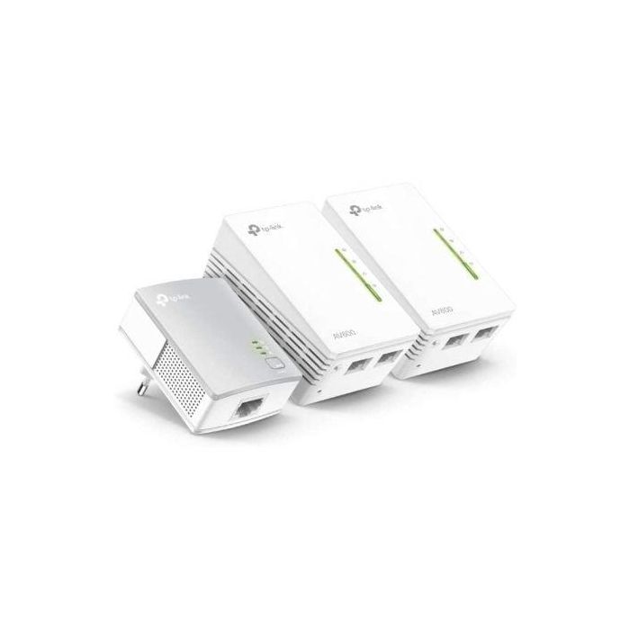 TP-Link TL-WPA4220T KIT adaptador de red PowerLine 300 Mbit/s Ethernet Wifi Blanco 3 pieza(s) TP-Link TL-WPA4220T KIT adaptador de red PowerLine 300 Mbit/s Ethernet Wifi Blanco 3 pieza(s)