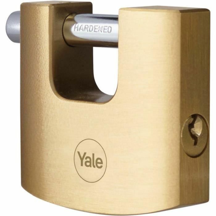 Yale Candado de seguridad Y114B/70/113/1, arco de acero cementado, 3 llaves 4