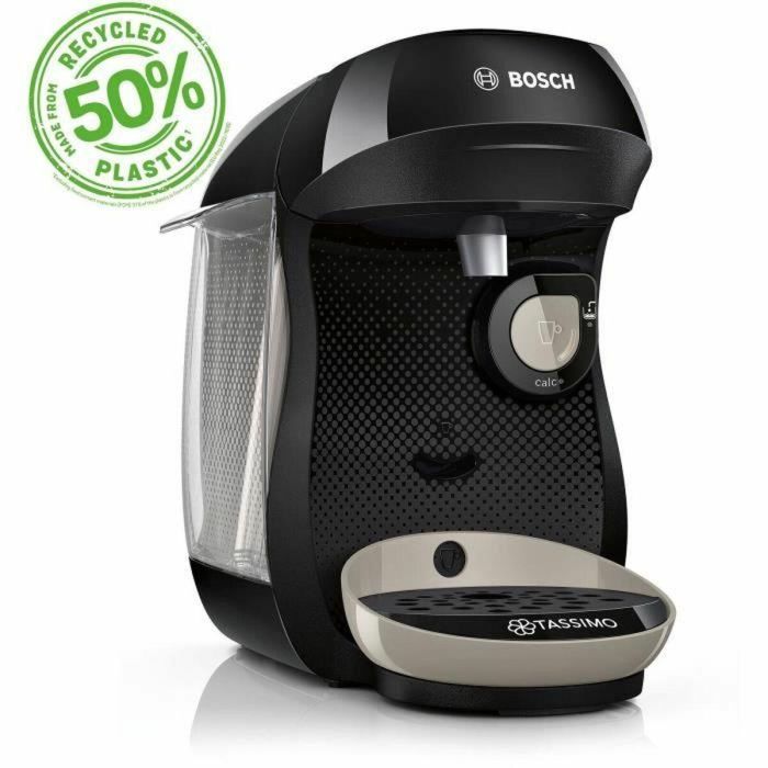 Bosch TAS109E Cafetera Tassimo Happy 1400 W 0,7 L Negro y Crema