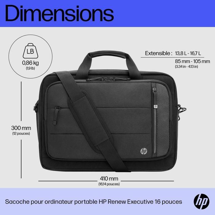 HP Maletín Renew Executive para Portátil de 16" Negro 8 HP Maletín Renew Executive para Portátil de 16" Negro 8