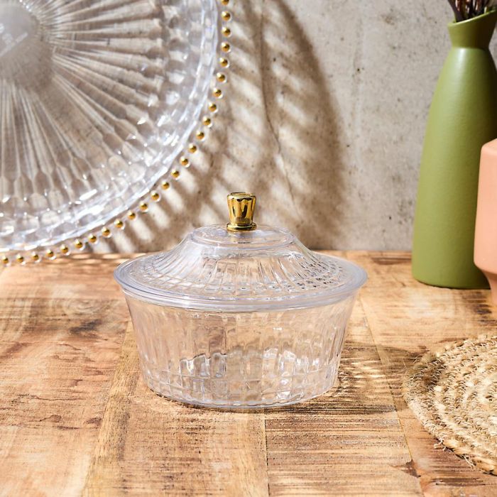 Home Deco Factory Bol con Tapa de Plástico Mirage, Diámetro 15.4 cm 5